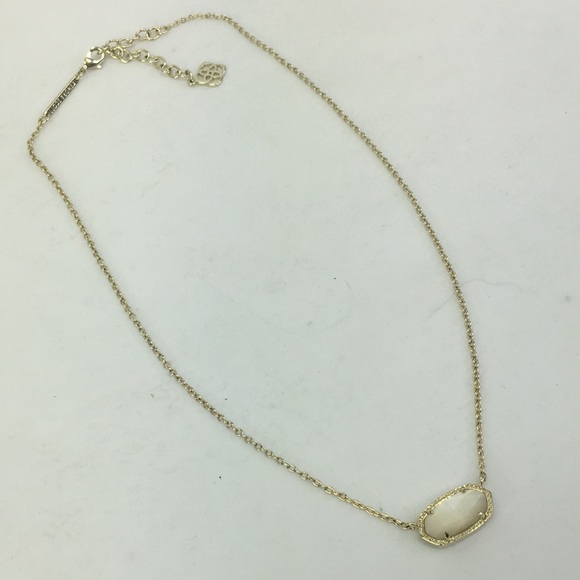 Kendra Scott Jewelry - KENDRA SCOTT • Silver Rose Quartz Elisa Necklace 15" - 17"